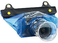 Somikon Unterwasser-Kameratasche für Spiegelreflex (DSLR/SLR), Objektivführung; UHD-Action-Cams UHD-Action-Cams UHD-Action-Cams 