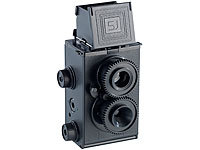 Somikon Zweiäugige Spiegelreflex-Kamera zum Selberbauen; USB-Digital-Mikroskope USB-Digital-Mikroskope USB-Digital-Mikroskope 