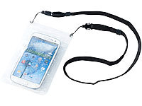 Somikon Wasserdichte Universal-Tasche für iPhone & Smartphone bis 4,8 Zoll; Displayfolien Displayfolien Displayfolien 
