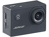 Somikon HD-Action-Cam DV-1212 V2 mit Unterwasser-Gehäuse, IP68, bis 30 m; Endoskopkameras (HD, mit Monitor), Endoskopkameras für PC & OTG Smartphones 