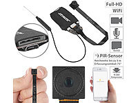 Somikon Full-HD-Micro-Einbaukamera mit Bewegungserkennung, WLAN & App; WLAN-HD-Endoskopkameras für iOS- & Android-Smartphones WLAN-HD-Endoskopkameras für iOS- & Android-Smartphones WLAN-HD-Endoskopkameras für iOS- & Android-Smartphones 