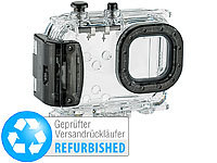 Somikon Universal-Unterwassergehäuse bis 40 m, Versandrückläufer; UHD-Action-Cams UHD-Action-Cams 