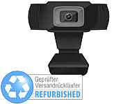 Somikon Full-HD-USB-Webcam mit 5 MP, Versandrückläufer; 4K-Webcams, Full-HD Webcams mit Mikrofon und Ringlicht 4K-Webcams, Full-HD Webcams mit Mikrofon und Ringlicht 