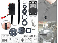 Somikon Mobile HD-Knopf-Sicherheitskamera, Bewegungserkennung & Fernbedienung; Full-HD-Kugelschreiber-Kameras Full-HD-Kugelschreiber-Kameras Full-HD-Kugelschreiber-Kameras Full-HD-Kugelschreiber-Kameras 