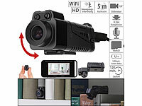 Somikon WLAN-Micro-Kamera, Full HD, 90° neigbar, Powerbank, IR-Nachtsicht, App; Full-HD-Kugelschreiber-Kameras Full-HD-Kugelschreiber-Kameras Full-HD-Kugelschreiber-Kameras 
