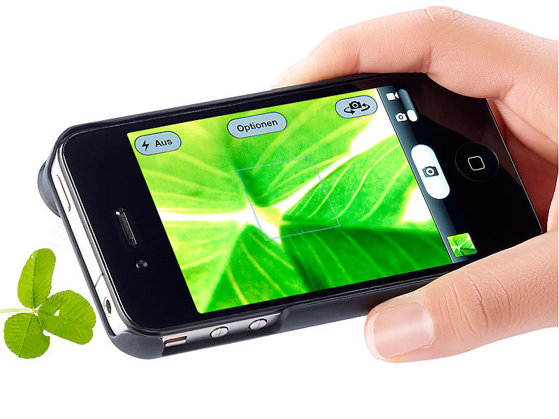 ; Smartphone-Vorsatz-Linsen-Sets mit Weitwinkeln, Makros, Fischaugen & LED-Ringen, Displayfolie (iPhone 4/4S) Smartphone-Vorsatz-Linsen-Sets mit Weitwinkeln, Makros, Fischaugen & LED-Ringen, Displayfolie (iPhone 4/4S) Smartphone-Vorsatz-Linsen-Sets mit Weitwinkeln, Makros, Fischaugen & LED-Ringen, Displayfolie (iPhone 4/4S) 