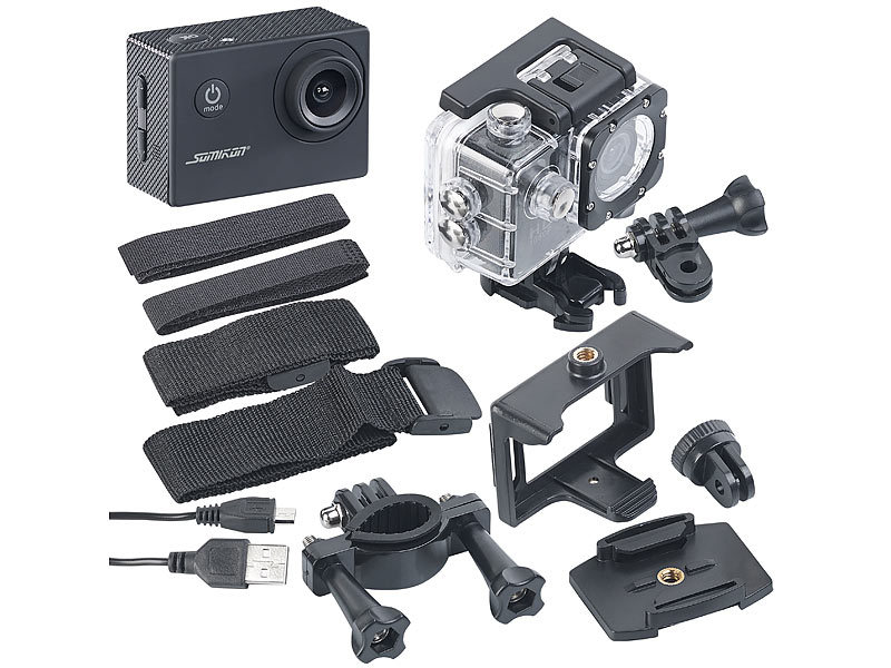 ; Wasserdichte UHD-Action-Cams mit Webcam-Funktion Wasserdichte UHD-Action-Cams mit Webcam-Funktion Wasserdichte UHD-Action-Cams mit Webcam-Funktion 