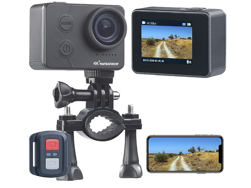 ; UHD-Action-Cams mit GPS und WLAN, wasserdicht, Action-Cams HD mit Webcam-Funktion UHD-Action-Cams mit GPS und WLAN, wasserdicht, Action-Cams HD mit Webcam-Funktion UHD-Action-Cams mit GPS und WLAN, wasserdicht, Action-Cams HD mit Webcam-Funktion 