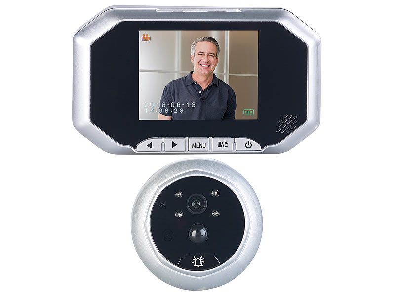 1,3MP Türspion Kamera 3''LCD Monitor Video Türspion Türklingel PIR-Bewegung A2M4 