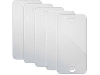 Somikon Displayschutzfolie für für iPhone 4/4s, glasklar 5er-Set; Displayfolien (Samsung) Displayfolien (Samsung) 