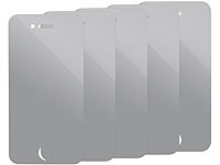 Somikon Displayschutzfolie für Apple iPhone 4, 4s, privacy (5er-Set); Displayfolien 