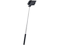 Somikon Selfie-Stick TS-110.BT mit integriertem Bluetooth-Auslöser; Selfie-Sticks Gopro Selfie-Sticks Gopro 