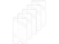 Somikon Displayschutzfolie für Samsung Galaxy Note2 glasklar (5er Set); Displayfolien 