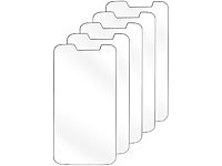 Somikon Displayschutzfolie für LG G2, glasklar (5er-Set); Displayfolien (Samsung) 
