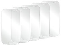Somikon Displayschutzfolie Samsung Galaxy S3, matt (5er-Set); Displayfolien Displayfolien 