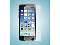 Somikon Displayschutz für iPhone 7 Plus, gehärtetes Echtglas 9H; Displayfolien Displayfolien 