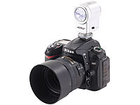 Somikon LED-Leuchte für Foto und Videoaufnahmen, 3,5 W, 50 lm; Webcams Webcams 