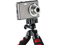 Somikon Ultraflexibles, superbiegsames Dreibein-Kamerastativ, groß; Dreibein Kamera Stative Dreibein Kamera Stative 