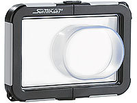 Somikon Kamera-Tauchgehäuse mit Objektivführung (max. 99 x 64 x 30mm); Action-Cams Full HD Action-Cams Full HD 