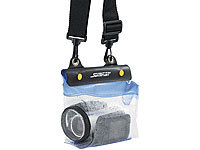 Somikon Unterwasser-Kameratasche für Camcorder; Foto-Lichtzelte mit Fotolampen, Action-Cams Full HDLED-Foto- & Videoleuchten 