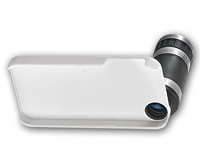 ; Vorsatz-Tele-Objektiv mit Smartphone-Stativ 