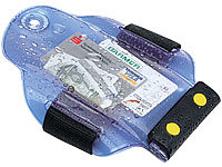 Somikon Wasserdichte Arm-Tasche für Handys und Kameras bis 75x140 mm; Displayfolien 