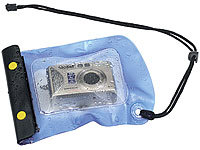 Somikon Wasserdichte Panorama-Schutztasche für Navi & Kamera bis 125 x 160 mm; Action-Cams Full HD 