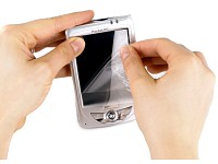 Somikon Schutzfolie für PDA, iPod, Navi, Handy, Digitalkamera u.v.m.; Displayfolien (Samsung) 