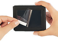 Somikon Zuschneidbare Schutzfolie für alle Displays bis 8,8 cm (3,5"); UHD-Action-Cams 