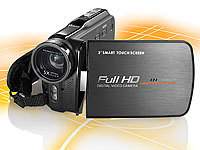 ; 4K-UHD-Camcorder mit Touch-Display, Micro-Videokameras & Webcams 