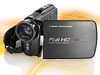 ; 4K-UHD-Camcorder mit Touch-Display, Micro-Videokameras & Webcams 