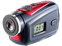 Somikon Wasserfeste HD-Mini-Action-Cam mit Tauchgehäuse