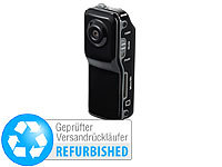Somikon Mini-Überwachungs-Cam mit Sprach-Akivierung (Versandrückläufer); Full-HD-Kugelschreiber-Kameras 
