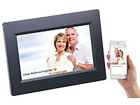 Somikon WLAN-Bilderrahmen mit 17,8-cm-IPS-Touchscreen & weltweitem Bild-Upload; Foto-, Negativ- & Dia-Scanner Foto-, Negativ- & Dia-Scanner Foto-, Negativ- & Dia-Scanner 