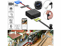 Somikon Mobile 4G-Micro-Kamera, Akku, Full-HD, Bewegungserkennung, Mikro, App; Full-HD-Kugelschreiber-Kameras Full-HD-Kugelschreiber-Kameras 