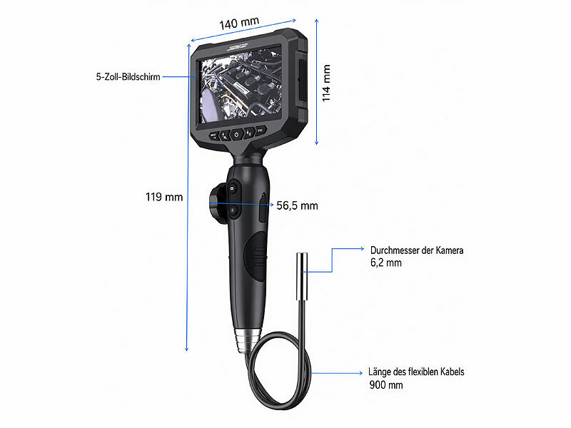 ; Endoskopkameras für PC & OTG Smartphones, Endoskopkameras (HD, mit Monitor)WLAN-HD-Endoskopkameras für iOS- & Android-Smartphones Endoskopkameras für PC & OTG Smartphones, Endoskopkameras (HD, mit Monitor)WLAN-HD-Endoskopkameras für iOS- & Android-Smartphones 