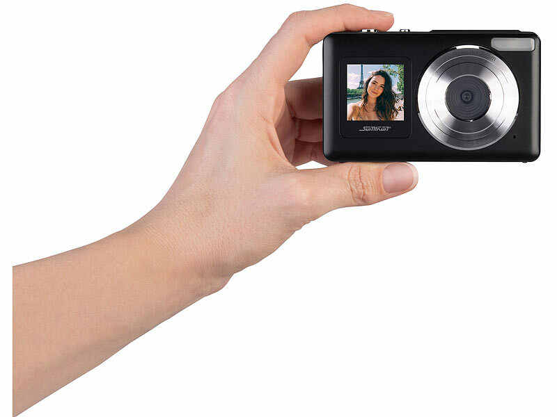 ; Full-HD-Digitalkamera mit 2 Displays Full-HD-Digitalkamera mit 2 Displays