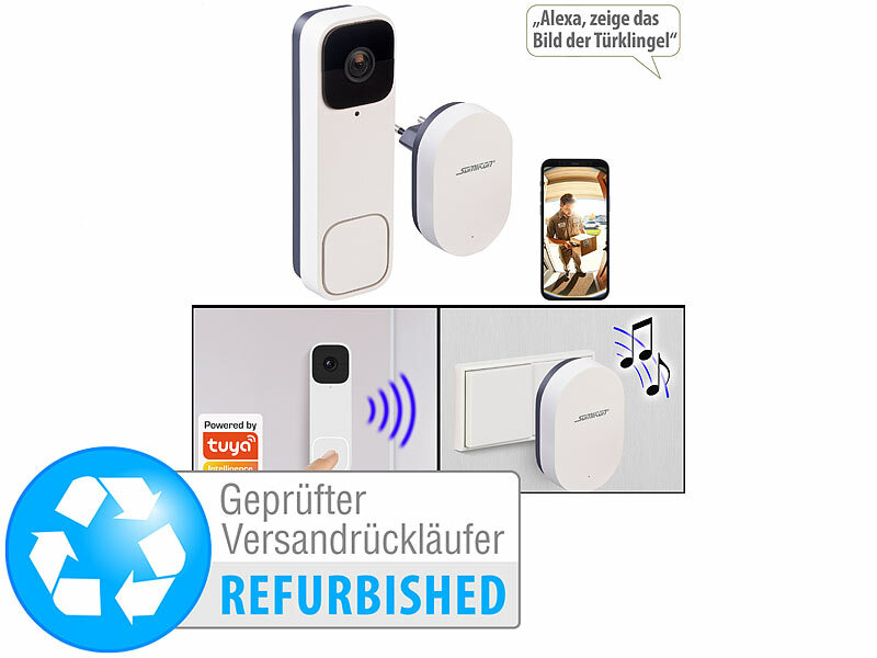 ; Video-Türsprechanlagen, WLAN-Video-Türklingeln mit App-Kontrolle und Nachtsicht Video-Türsprechanlagen, WLAN-Video-Türklingeln mit App-Kontrolle und Nachtsicht Video-Türsprechanlagen, WLAN-Video-Türklingeln mit App-Kontrolle und Nachtsicht 