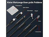 ; Endoskopkameras für PC & OTG Smartphones, Endoskopkameras (HD, mit Monitor)WLAN-HD-Endoskopkameras für iOS- & Android-Smartphones Endoskopkameras für PC & OTG Smartphones, Endoskopkameras (HD, mit Monitor)WLAN-HD-Endoskopkameras für iOS- & Android-Smartphones 