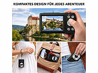 ; Full-HD-Digitalkamera mit 2 Displays Full-HD-Digitalkamera mit 2 Displays