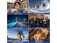 ; Full-HD-Digitalkamera mit 2 Displays Full-HD-Digitalkamera mit 2 Displays