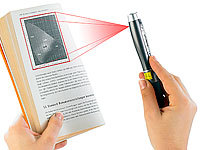 Somikon 3in1 Mini-Dokumentenscanner im Kugelschreiber (refurbished); Dia- & Negativ-Scanner